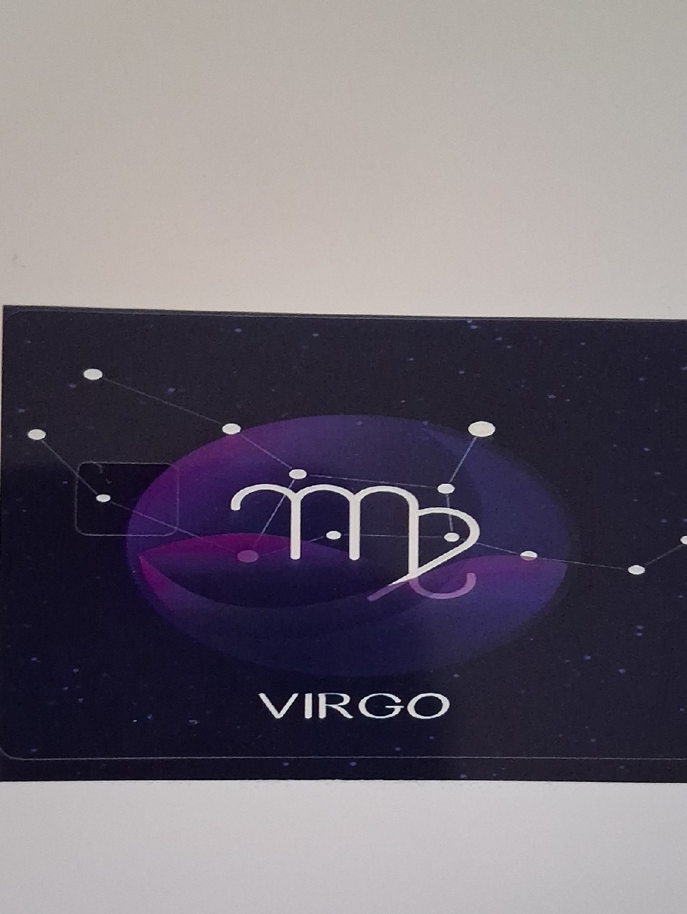 Virgo Themed VR/AR Accessory Skin - Purple For Debit Card
